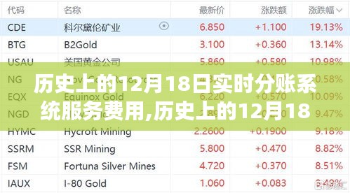深度解析，历史上的12月18日实时分账系统服务费用及其特性、用户体验与目标用户群体评测报告