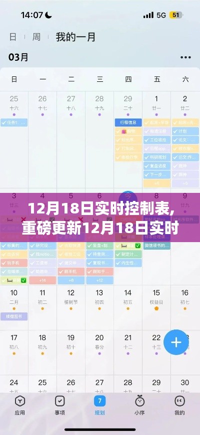 重磅上线！12月18日实时控制表全新改版，高效管理生活节奏利器！