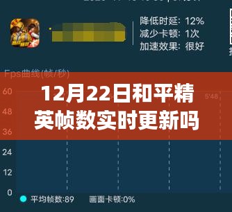 和平精英帧数实时更新解析，探讨游戏性能优化与12月22日更新动态