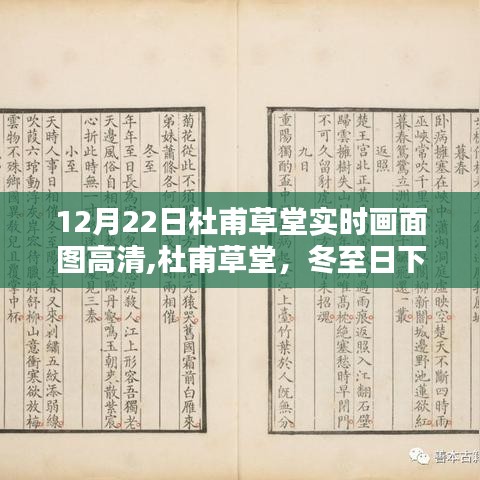 杜甫草堂冬至日下的历史回响与文学圣地高清实时画面图欣赏