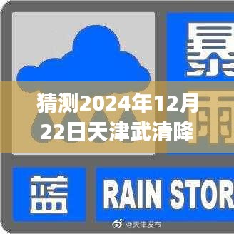 天津武清降雨智能预测，2024年12月22日降雨量实时查询与掌控🌦️🌧️