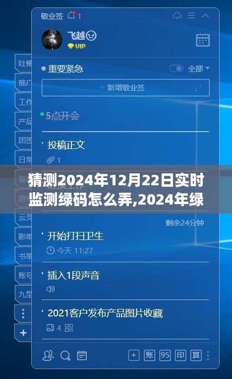 2024年绿码实时监测技术展望，方法、挑战与未来趋势
