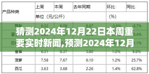2024年12月22日重要实时新闻动向预测与回顾