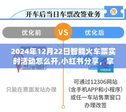小红书分享，掌握智能火车票实时活动开启秘籍，轻松预定旅程！开启智能火车票预定之旅！