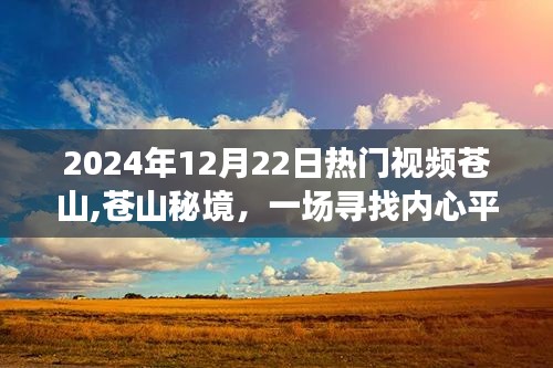 苍山秘境之旅，探寻内心平静的旅程，领略苍山之美热门视频赏析