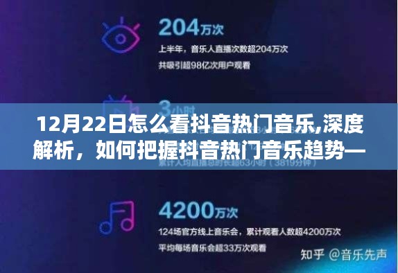 深度解析，如何捕捉抖音热门音乐趋势——以12月22日为例