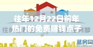 独家揭秘，往年12月22日前超火热赚钱点子，不花钱也能赚翻天秘籍！