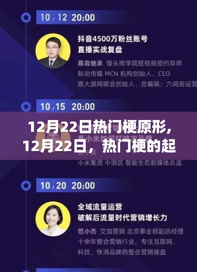 揭秘热门梗起源，12月22日背后的故事与小红书风靡之路