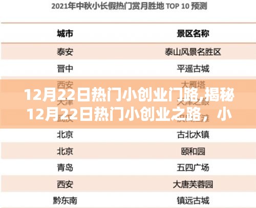 揭秘热门小创业之路，特色小店探秘与小巷深处的创业机会（12月22日更新）