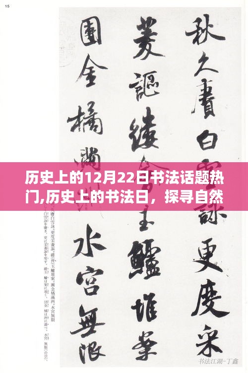 历史上的书法日，探寻自然美景与心灵静谧之地的旅程