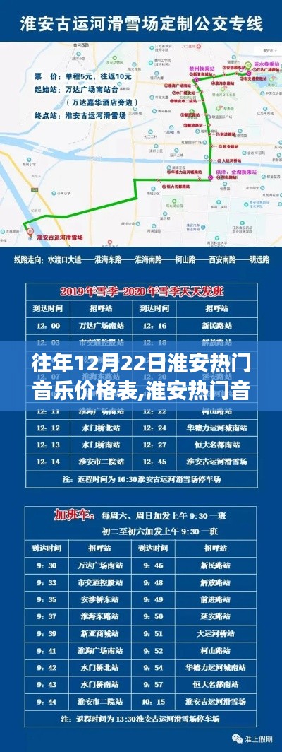 淮安热门音乐之旅，价格表与自然美景的心灵探索之旅