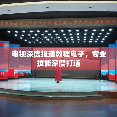 电视深度报道教程电子，专业技能深度打造