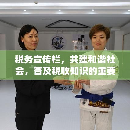 税务宣传栏，共建和谐社会，普及税收知识的重要性