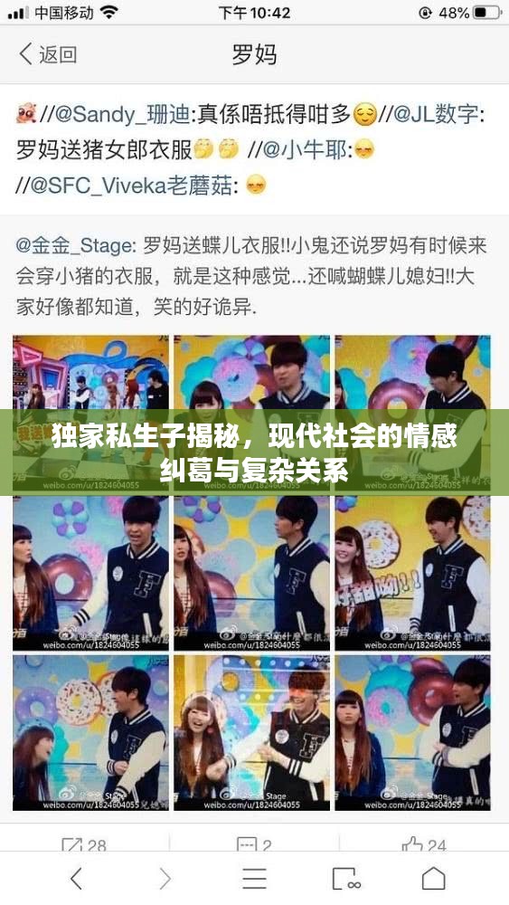独家私生子揭秘，现代社会的情感纠葛与复杂关系