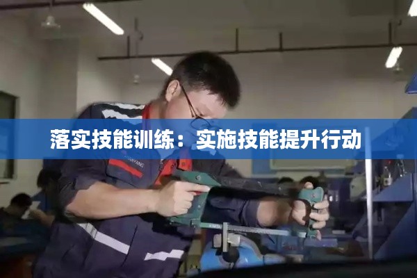 落实技能训练：实施技能提升行动 