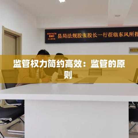 监管权力简约高效：监管的原则 