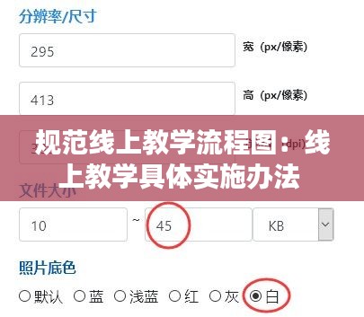 规范线上教学流程图：线上教学具体实施办法 