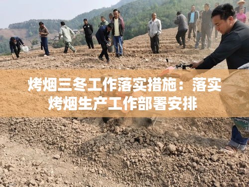烤烟三冬工作落实措施：落实烤烟生产工作部署安排 