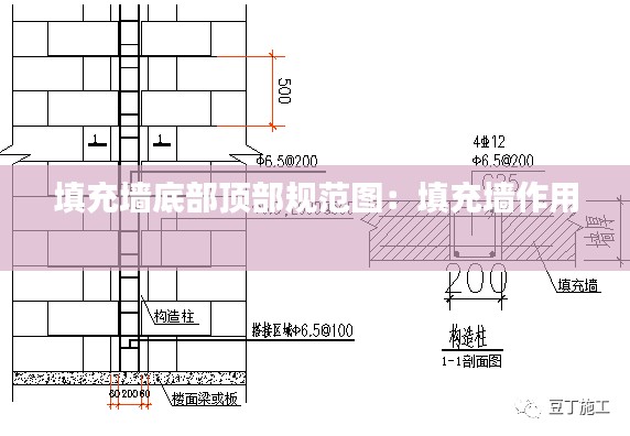填充墙底部顶部规范图：填充墙作用 