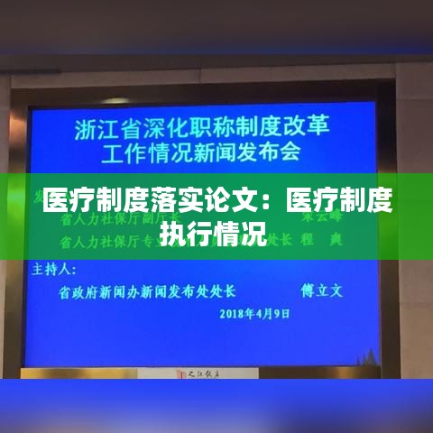 医疗制度落实论文：医疗制度执行情况 