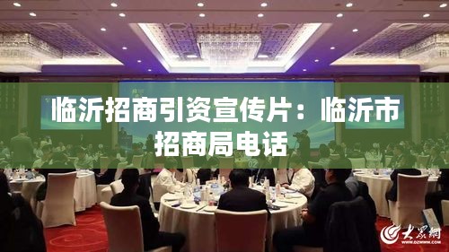 临沂招商引资宣传片：临沂市招商局电话 