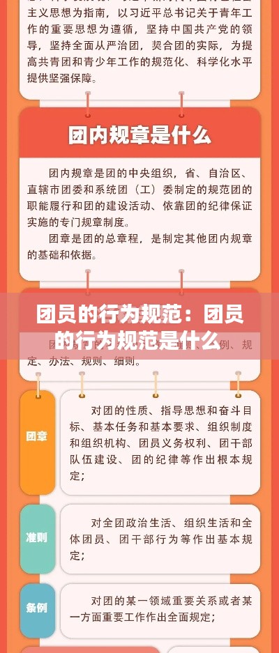 团员的行为规范：团员的行为规范是什么 