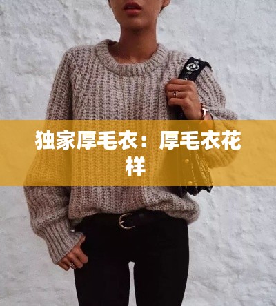 独家厚毛衣：厚毛衣花样 
