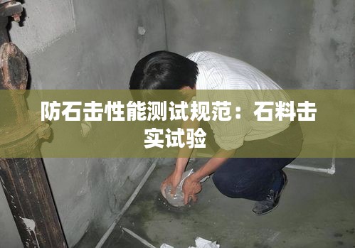防石击性能测试规范：石料击实试验 