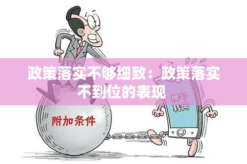政策落实不够细致：政策落实不到位的表现 