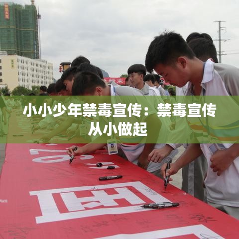 小小少年禁毒宣传：禁毒宣传从小做起 