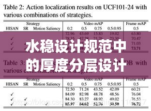 水稳设计规范中的厚度分层设计深度解析