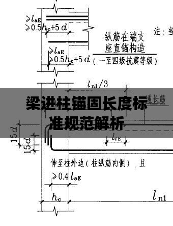 梁进柱锚固长度标准规范解析