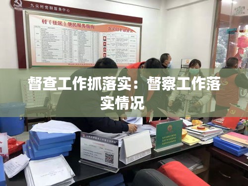 督查工作抓落实：督察工作落实情况 