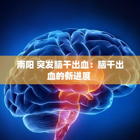 南阳 突发脑干出血：脑干出血的新进展 