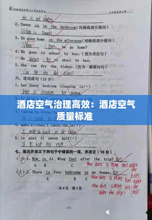 酒店空气治理高效：酒店空气质量标准 
