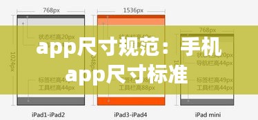 app尺寸规范：手机app尺寸标准 