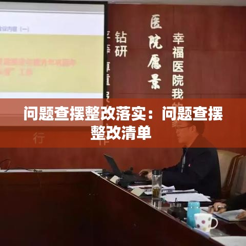 问题查摆整改落实：问题查摆整改清单 