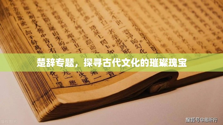 楚辞专题，探寻古代文化的璀璨瑰宝