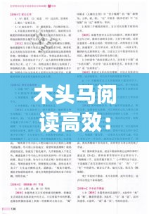 木头马阅读高效：木头马阅读理解 