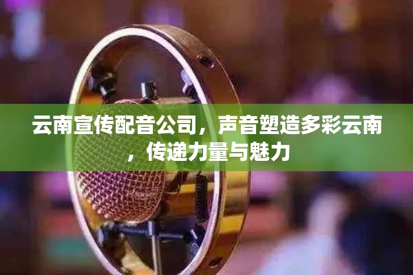 云南宣传配音公司，声音塑造多彩云南，传递力量与魅力