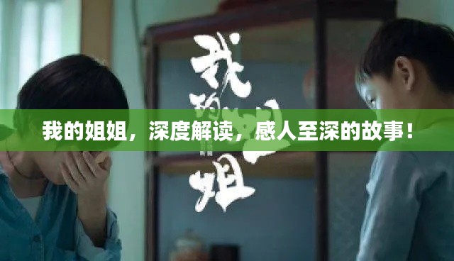 我的姐姐，深度解读，感人至深的故事！