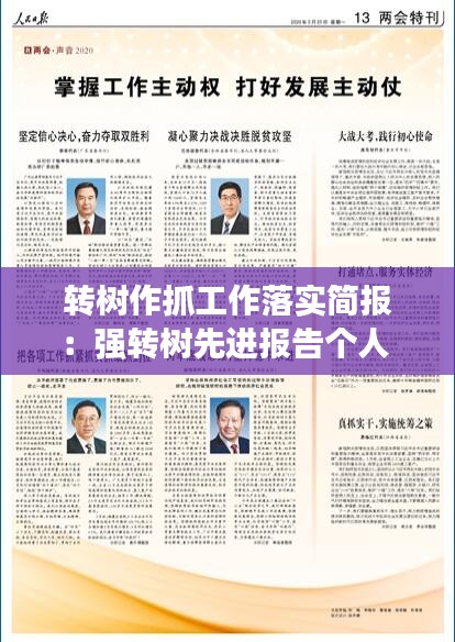 转树作抓工作落实简报：强转树先进报告个人 