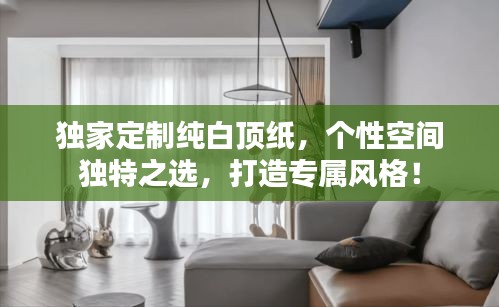 独家定制纯白顶纸，个性空间独特之选，打造专属风格！