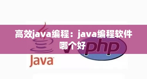 高效java编程：java编程软件哪个好 
