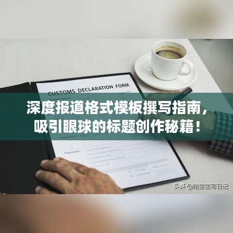 深度报道格式模板撰写指南，吸引眼球的标题创作秘籍！