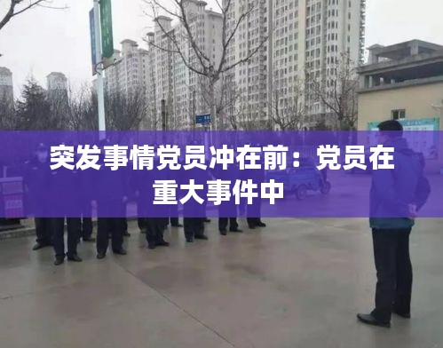 突发事情党员冲在前：党员在重大事件中 