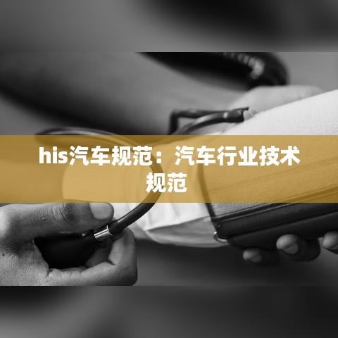 his汽车规范：汽车行业技术规范 