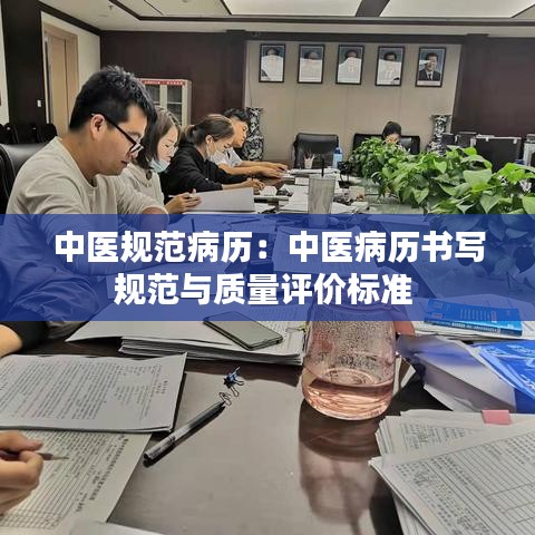 中医规范病历：中医病历书写规范与质量评价标准 