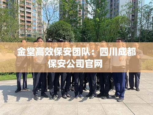 金堂高效保安团队：四川成都保安公司官网 