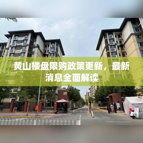 黄山楼盘限购政策更新，最新消息全面解读
